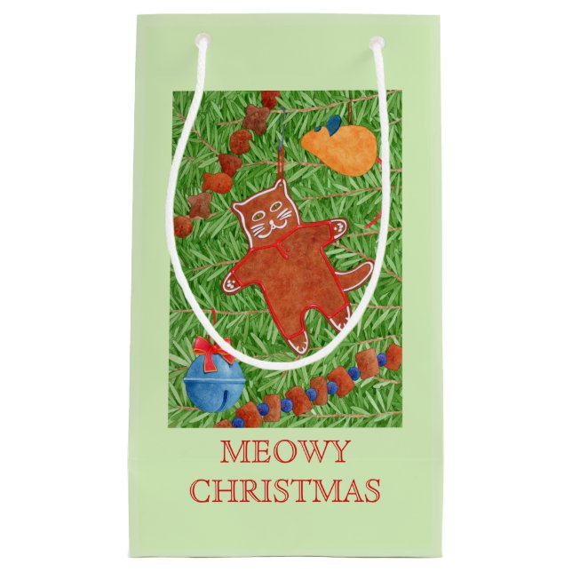 KATTUNGE JULGRAN Small Gift Bag (Framsidan)