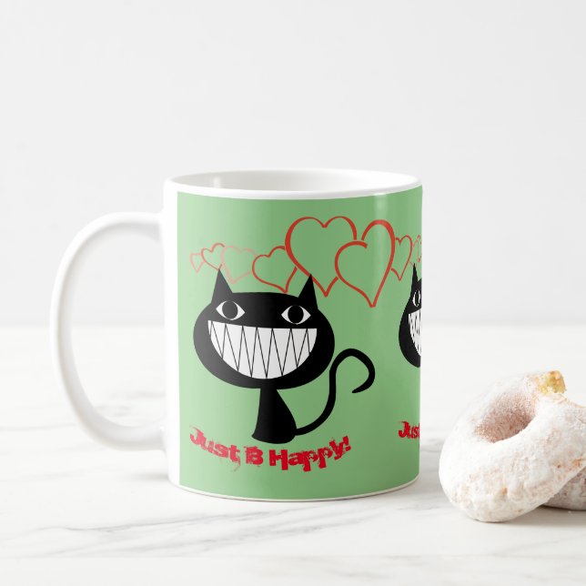 Kattunge Kaffemugg (Med munk)