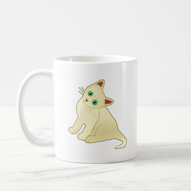 Kattunge Kaffemugg (Vänster)