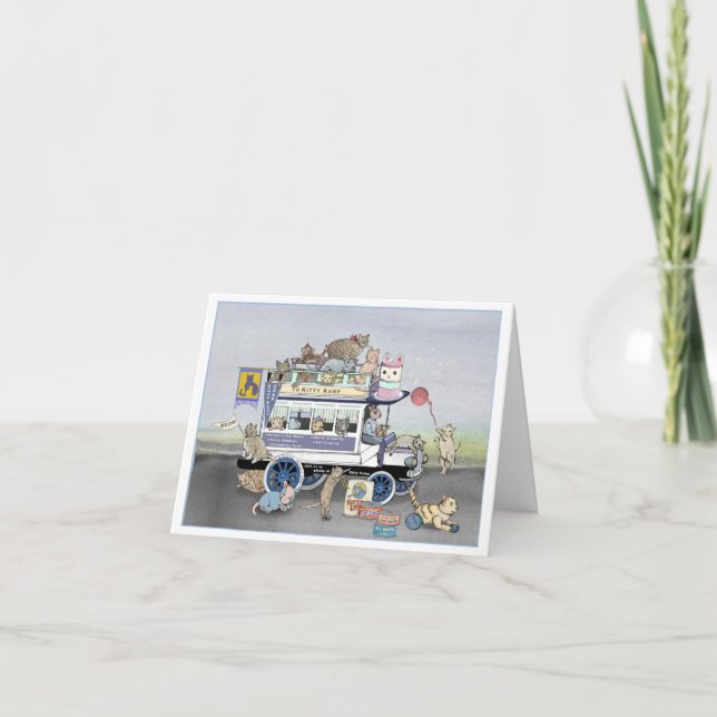 Kattunge Kamp Omnibus-kort Kort (Framsida)