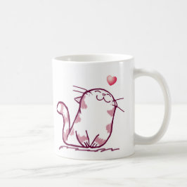 Kattunge Kärlek Kaffemugg