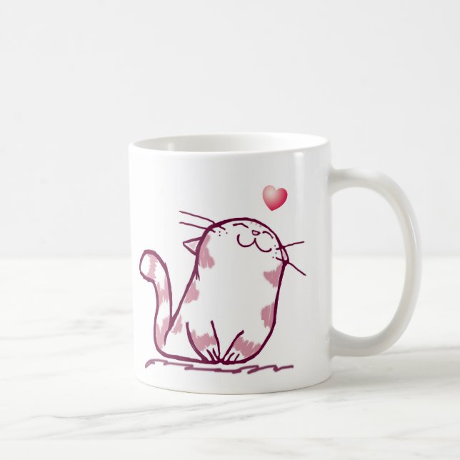 Kattunge Kärlek Kaffemugg (Höger)