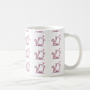 Kattunge Kärlek Kaffemugg