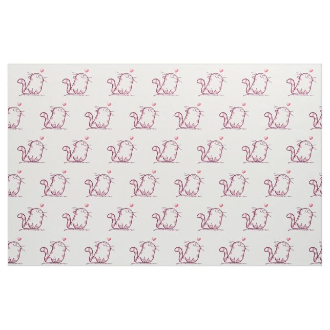 Kattunge Kärlek Tyg (Fat Quarter)