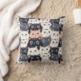 Kattunge Kat Kaleidoscope Kudde