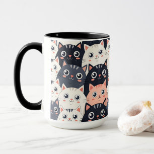 Kattunge Kat Kaleidoscope Mugg