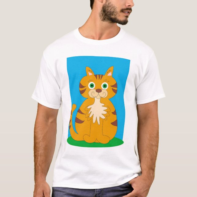 Kattunge kat t shirt (Framsida)