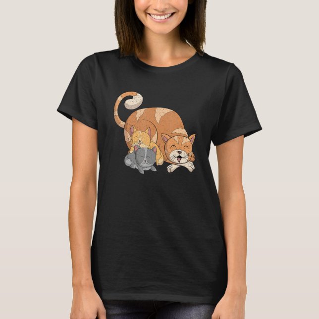 Kattunge Kattkattkattkattkatt T Shirt (Framsida)