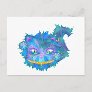 Kattunge Khat Vykort