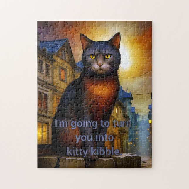 Kattunge Kibble Pussel (Vertikal)