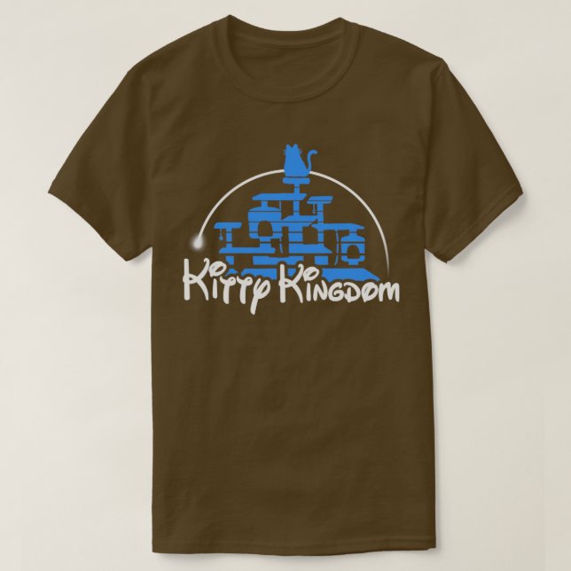 Kattunge Kingdom Funny Parody Cat Torn T Shirt (Design framsida)