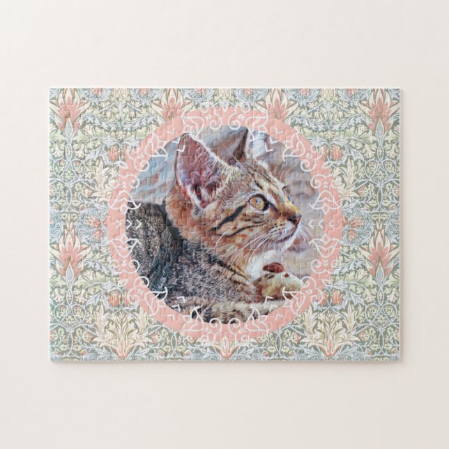 Kattunge Kitten Art Puzzle Pussel (Horisontell)