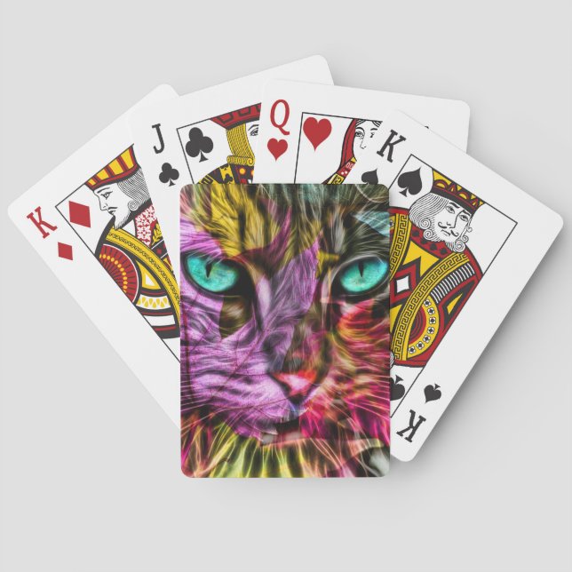 Kattunge Kitten Artsy Design Casinokort (Baksidan)
