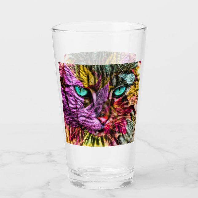 Kattunge Kitten Artsy Design Glaskopp (Framsida)