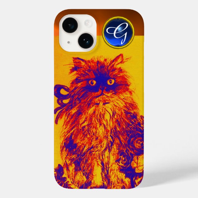 KATTUNGE,KITTEN GULT BLUE RO Gem Monogram (Baksida)