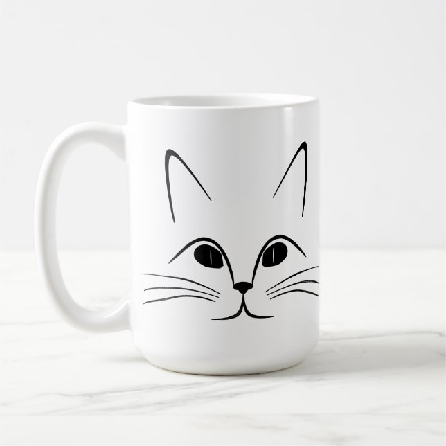 kattunge kitten kaffemugg (Vänster)
