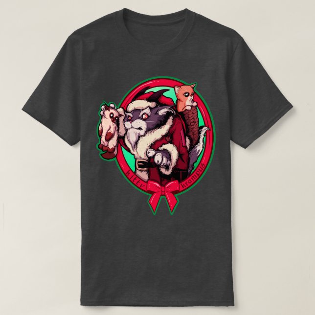 Kattunge Krampus T Shirt (Design framsida)