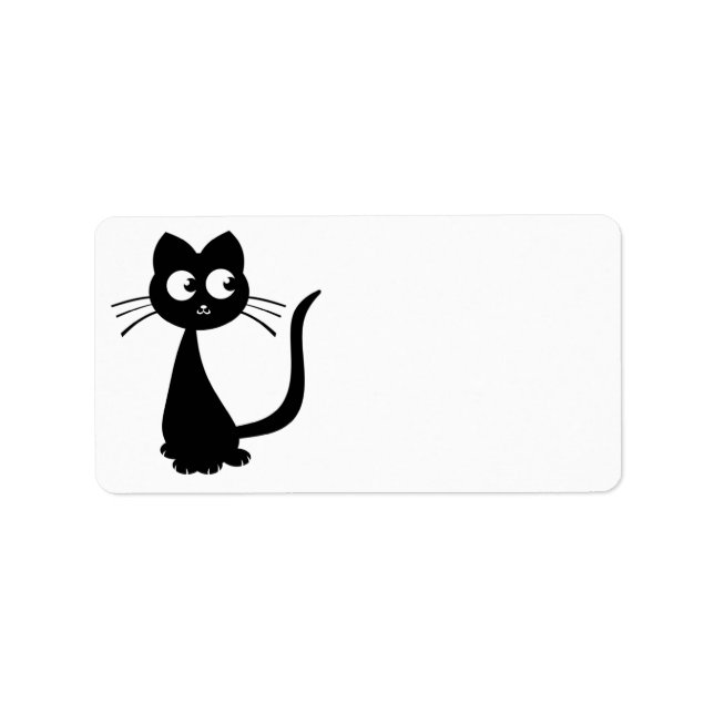 Kattunge Kuro Adressetikett (Framsidan)