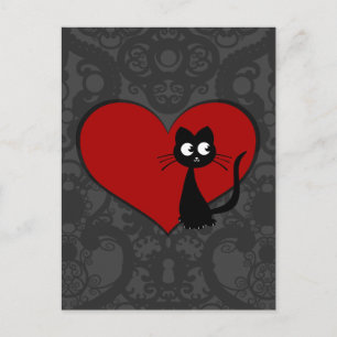 Kattunge Kuro Kärlek II Vykort