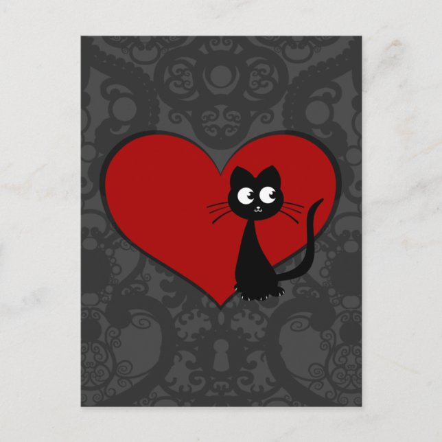 Kattunge Kuro Kärlek II Vykort (Framsida)