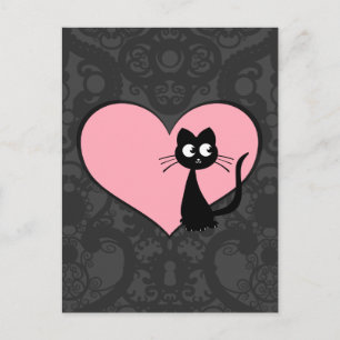 Kattunge Kuro Kärlek III Vykort