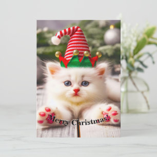 Kattunge Lycklig Furbaby Helgdag jul