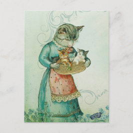 Kattunge Mamma Vykort