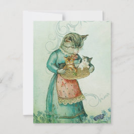 Kattunge Mamma Vykort