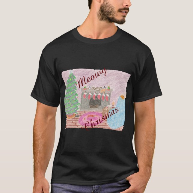 Kattunge-mas MisChief (chrismas) T Shirt (Framsida)