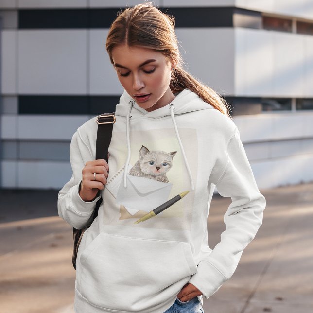 Kattunge Med Kuvert Tröja (Skapare uppladdad)