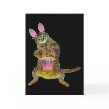 Kattunge med påskbasketen