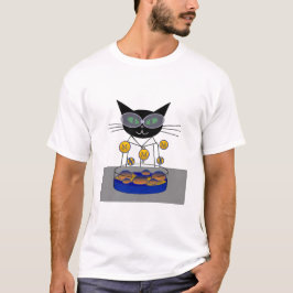 Kattunge med personlig skyddsutrustning t shirt