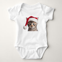 Kattunge med Santa Hat, Santa Kitten T Shirt