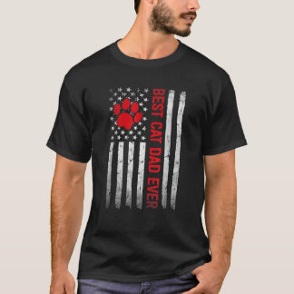 Kattunge Meow Kit för bästa Kat Pappa någonsin Fla T Shirt