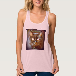 Kattunge Meow Thunder_Cove Linne Med Racerback