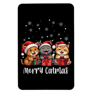 Kattunge Merry Catmas Magnet