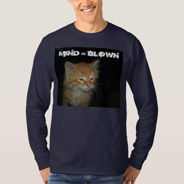 Kattunge ’MIND = BLOWN’ Manar Long-Sleeve T-Shirt (Framsida)