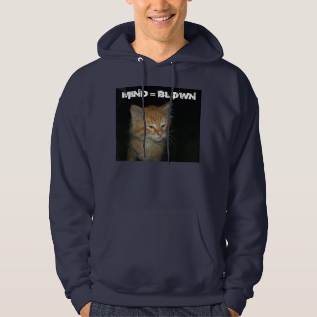 Kattunge "MIND = BLOWN" Manar-sockertröja Sweatshirt (Framsida)