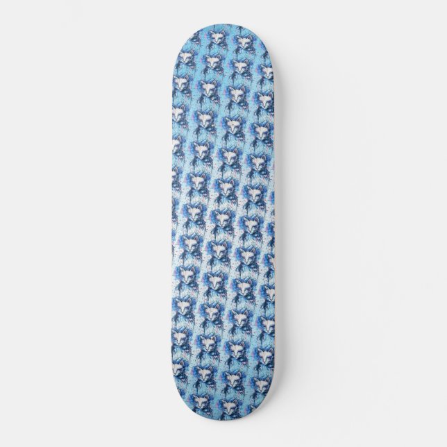 Kattunge Mini Skateboard Bräda 18,5 Cm (Framsida)