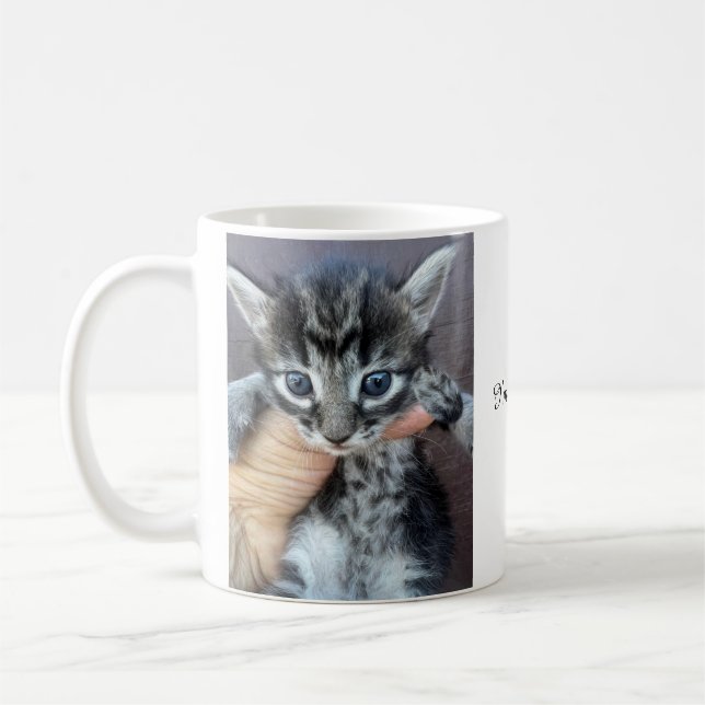 Kattunge mugg, Prokrastinator mugg, Rolig mugg (Vänster)
