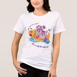 Kattunge Och Fisk T Shirt