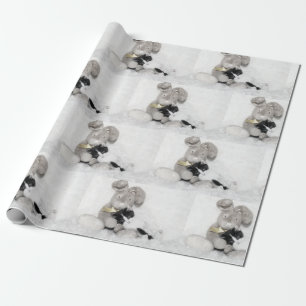Kattunge och kanin presentpapper