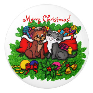 Kattunge och marionett, Lycklig Julafton Knopp