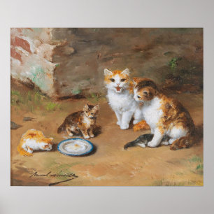 Kattunge och Mjölk Poster