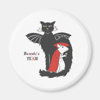 Kattunge och musvampyrer magnet
