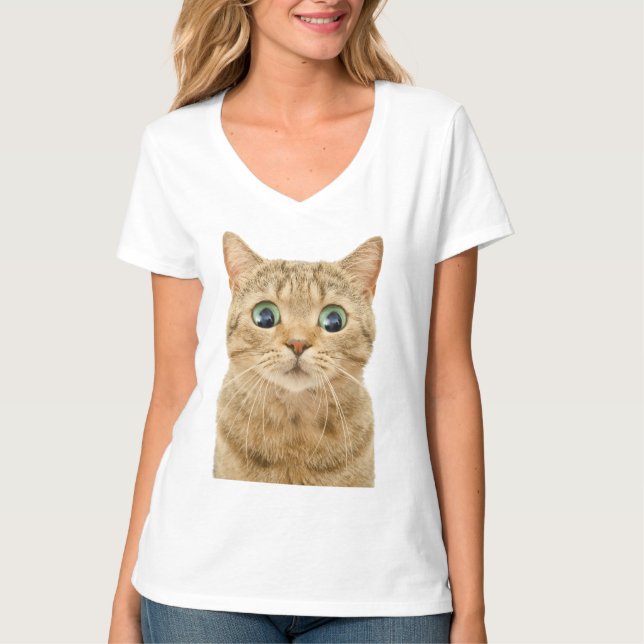 Kattunge Ögon T-Shirt (Framsida)