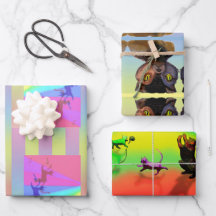 Kattunge, omslagning av Pappra plattor Lakan, upps