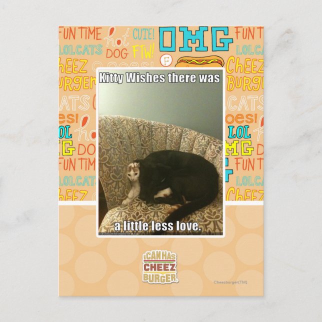 Kattunge Önskemål Vykort (Framsida)