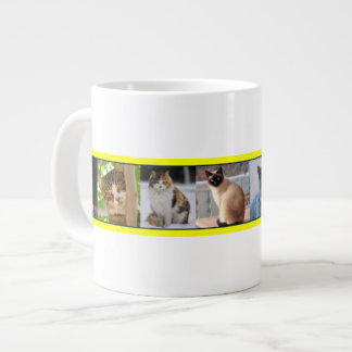 Kattunge överallt jumbo mugg