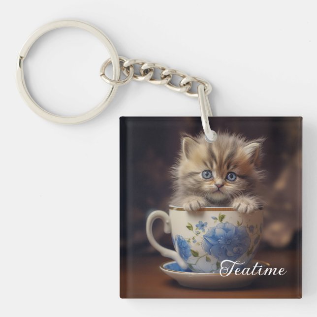 Kattunge på tekopplingstid (Framsidan)